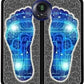 Foot Massager Feet Massage Machine ,Electronic Muscle Stimulator Massage Mat USB Rechargeable Massager (Black)