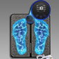Foot Massager Feet Massage Machine ,Electronic Muscle Stimulator Massage Mat USB Rechargeable Massager (Black)